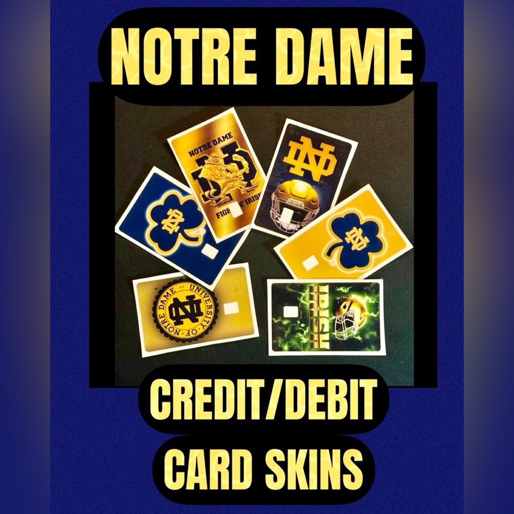 Notre Dame Credit/Debit Card Skins Decals